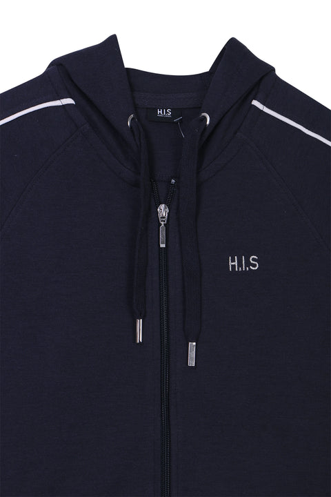 Women H.I.S Hoodie Zipper- Navy