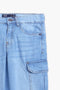 Denim Cargo Pant