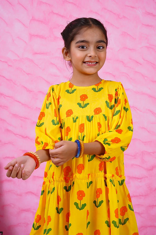 PRINTED LAWN FROCK