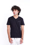 Men Givova V-Neck Tee - Black
