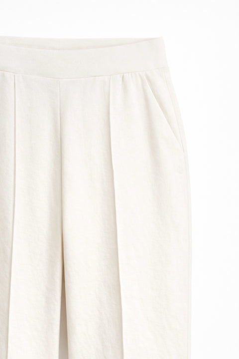 Women Branded Pajama - Cream