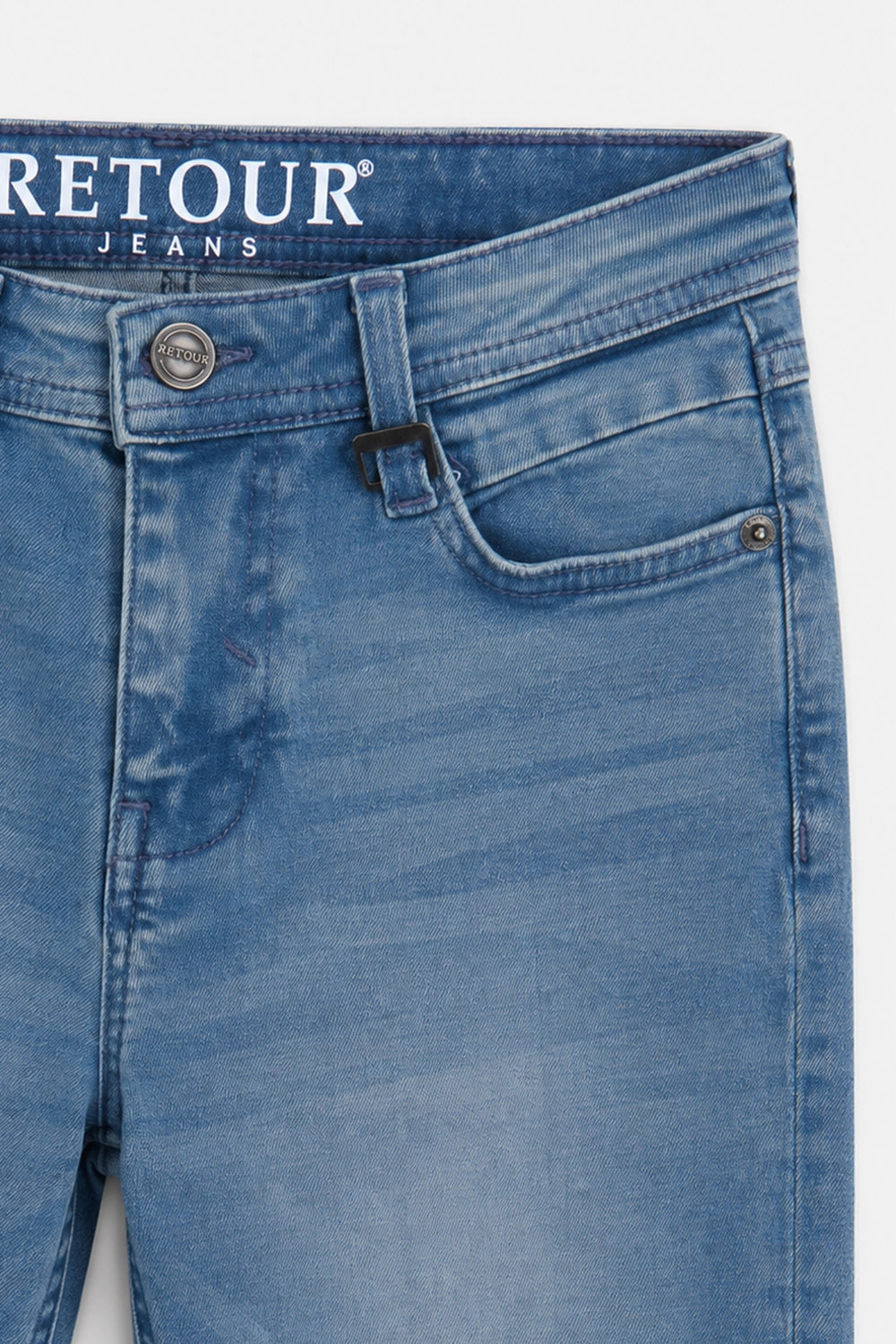 Boy Branded Straight fit Denim Pant - M/BLUE