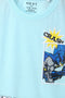 Boys Branded Graphic T-Shirt - Sky Blue