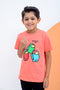 Boy Graphic T-Shirt BT24#53 - Pink