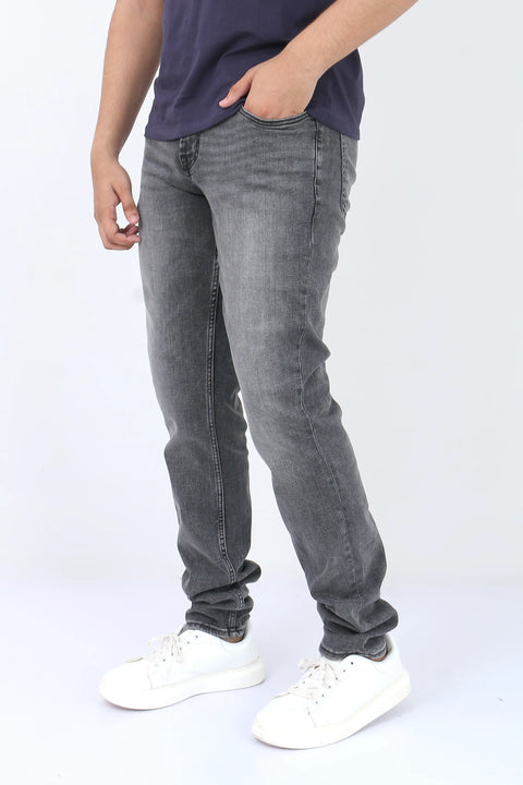 Man Old Navy Straight Fit Denim Jeans - D/Grey