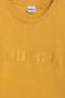 Men Branded Printed Tee - Mustard