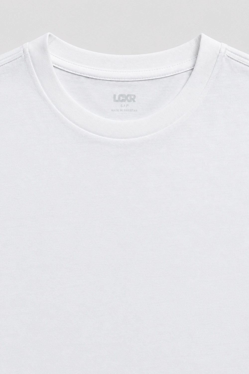 Men Branded Basic T-Shirt - White
