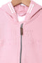 Girls Branded Fleece Hoodie Sweatshirt - Pink