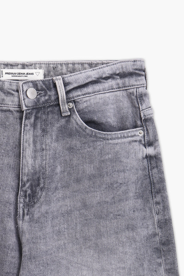 Women's Premium Denim Pant - Grey