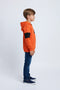 Boys Raglan Pullover Hoodie - Orange