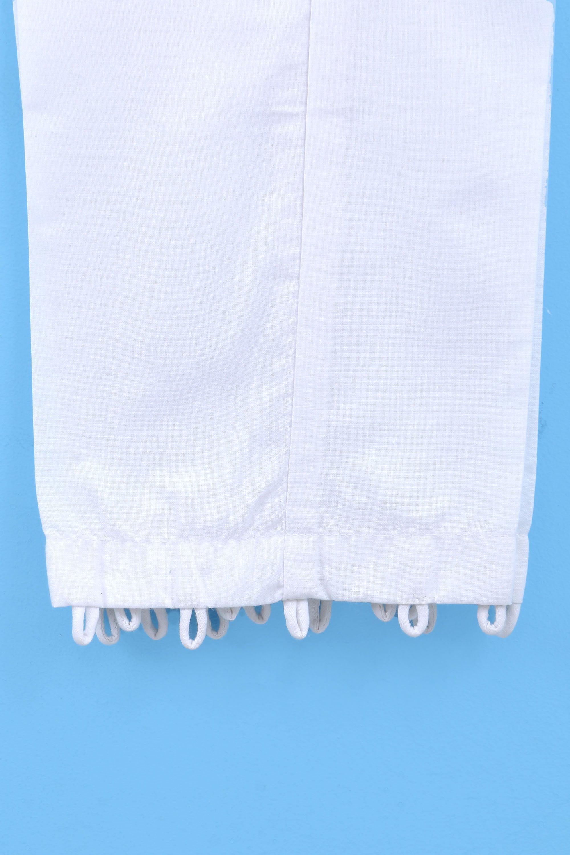 SOLID COTTON TROUSER