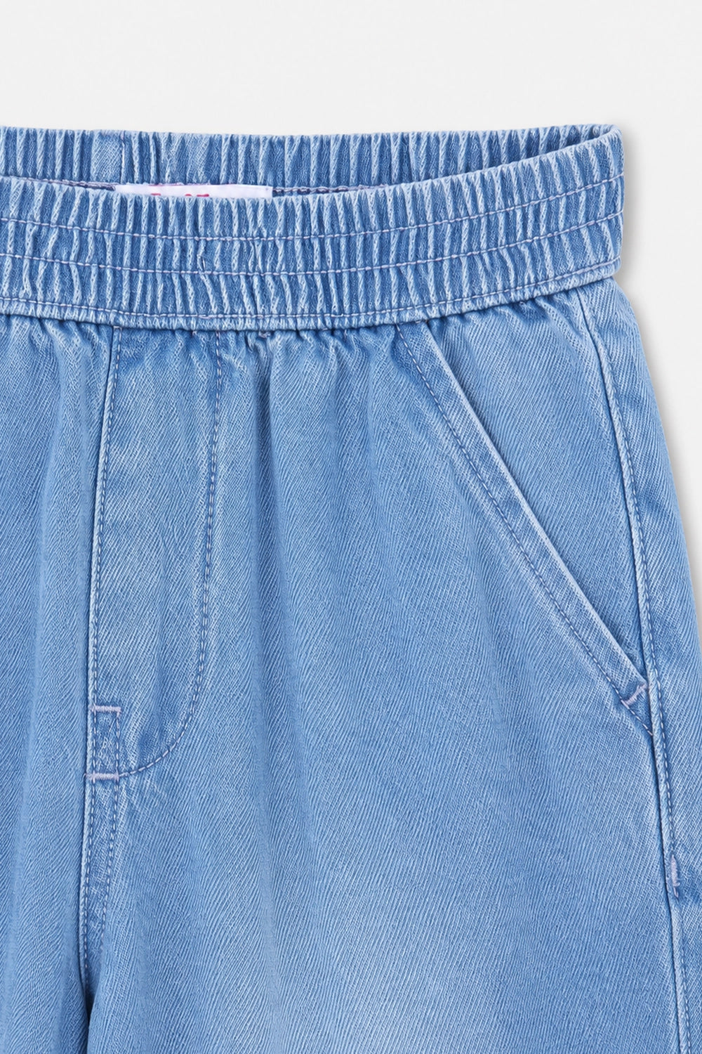 Boy Branded Straight fit Denim Pant - L/BLUE