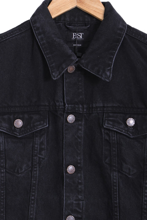Men Denim Jacket M408-2023 - Black