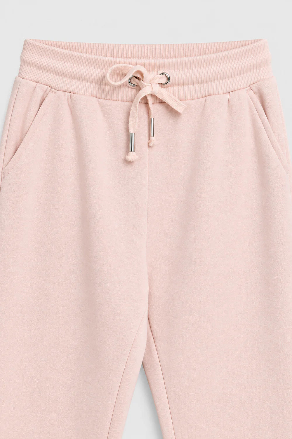 Women Branded Fleece Trouser - Peach