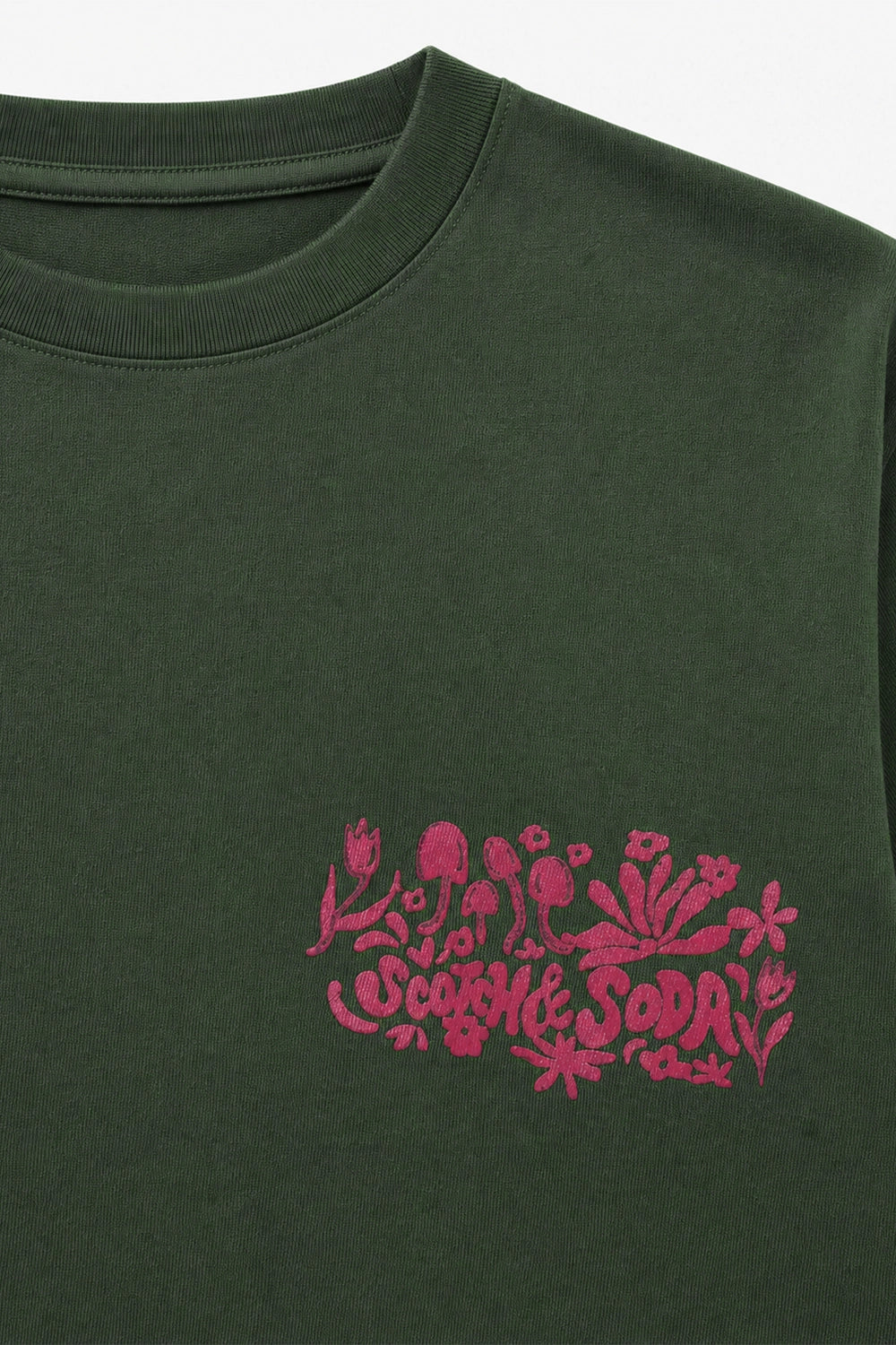 Women's Branded Graphic T-Shirt - Olive