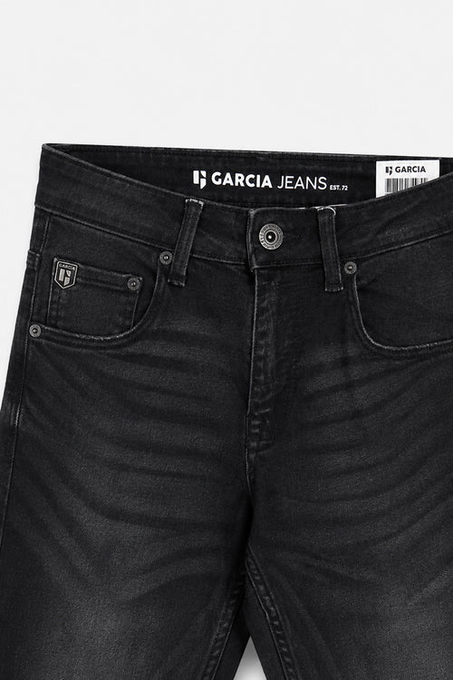 Men Branded Denim Jeans - Black