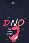 Boys EXST Dino2 Graphic Fleece Sweatshirt BSS-24-05 - Navy