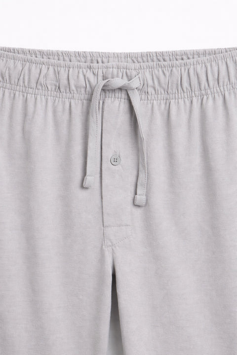Men Branded Pajama - L/Grey