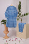 Women's Eastern Lawn Printed 2-Piece Suit WS23-109 - Blue