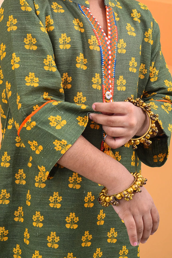 2 PIECE PRINTED KHADDAR SUIT