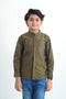 Boys Casual Dobby Shirt BCS24-1 - Olive