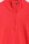 Women Branded Mock Neck - Red