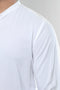 Men Viscose Hawaii Band Collar Shirt Full Sleeves MHS-04 - White