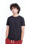 Men Branded R-Neck Tee - Black