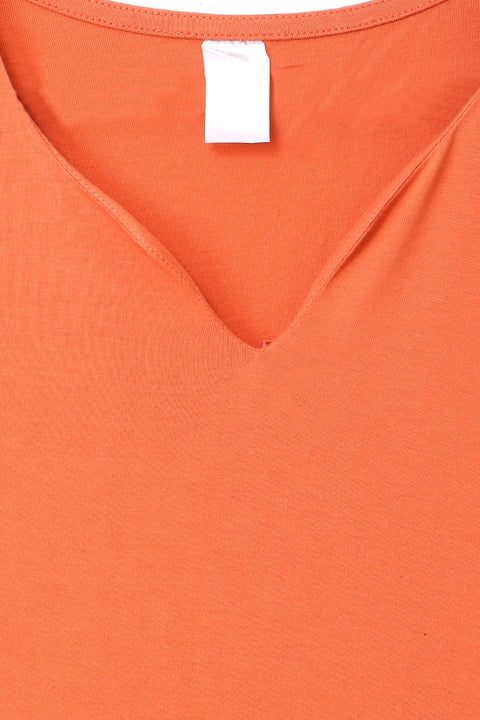 Women's Branded T-shirt F/S - Orange