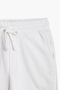 Men Branded Short - White