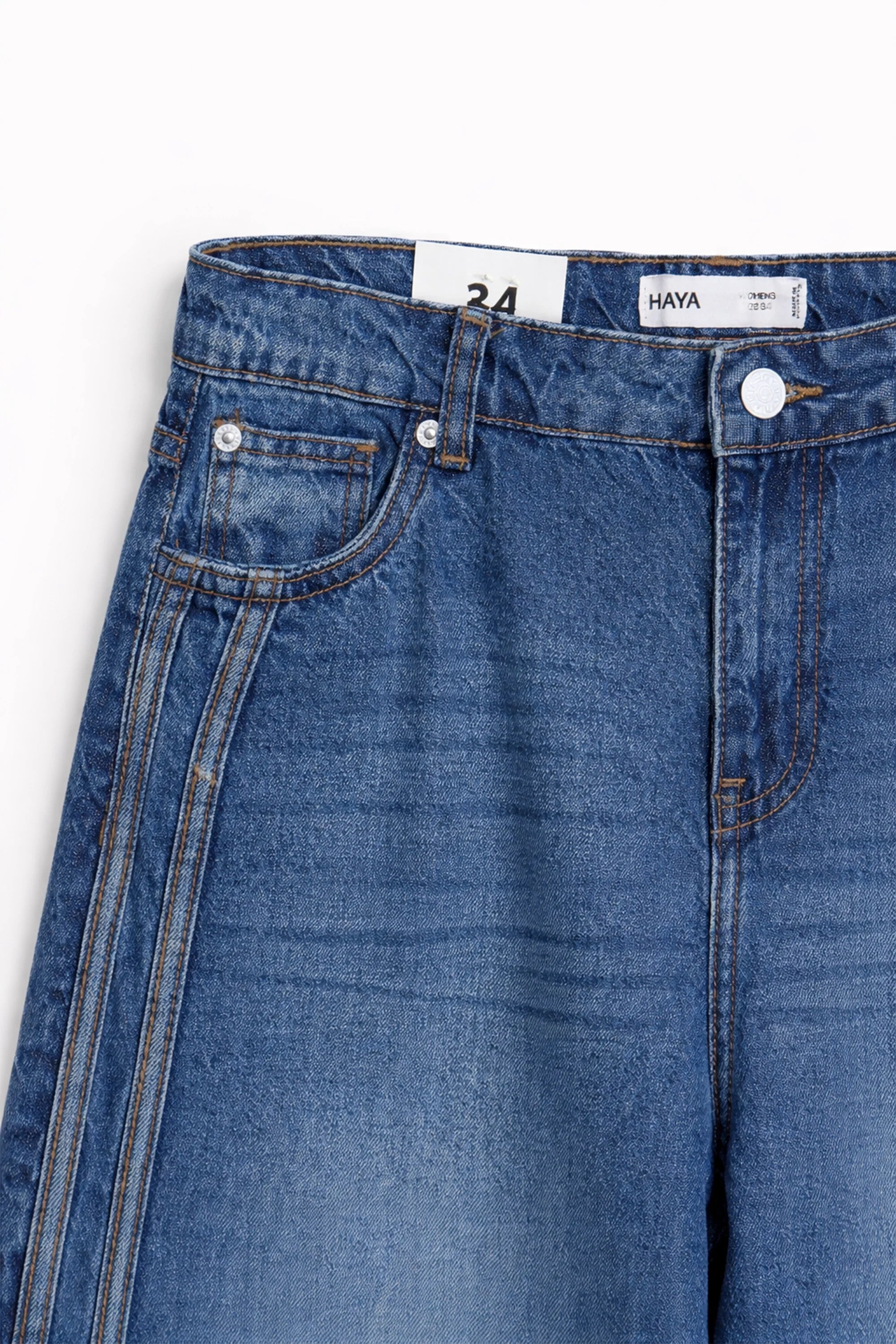 Wide Leg Denim Pant
