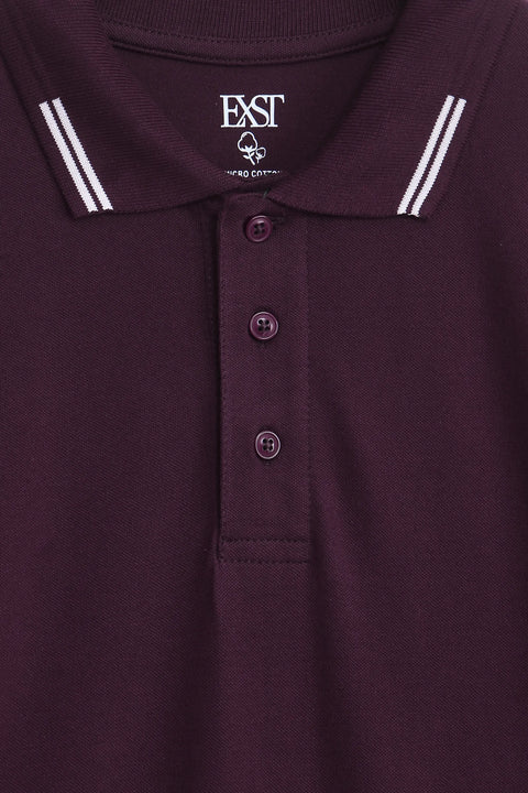 Jacquard Collar Polo