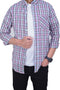 Men Casual Lining Shirt MCS24-12 - L/Purple