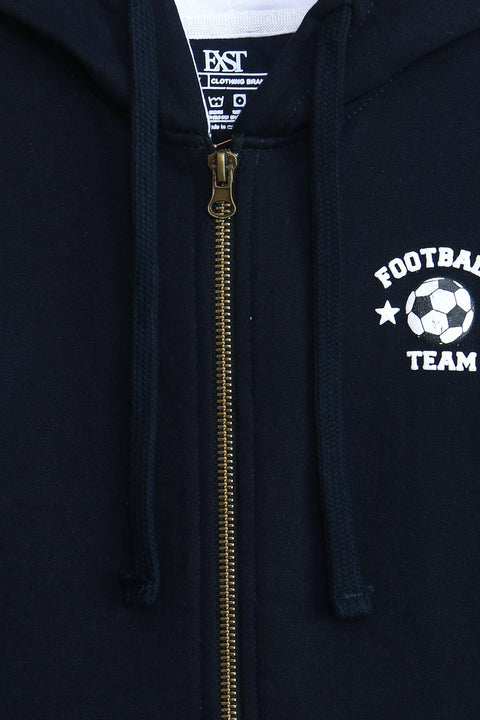 Graphic Zipper Hoodie