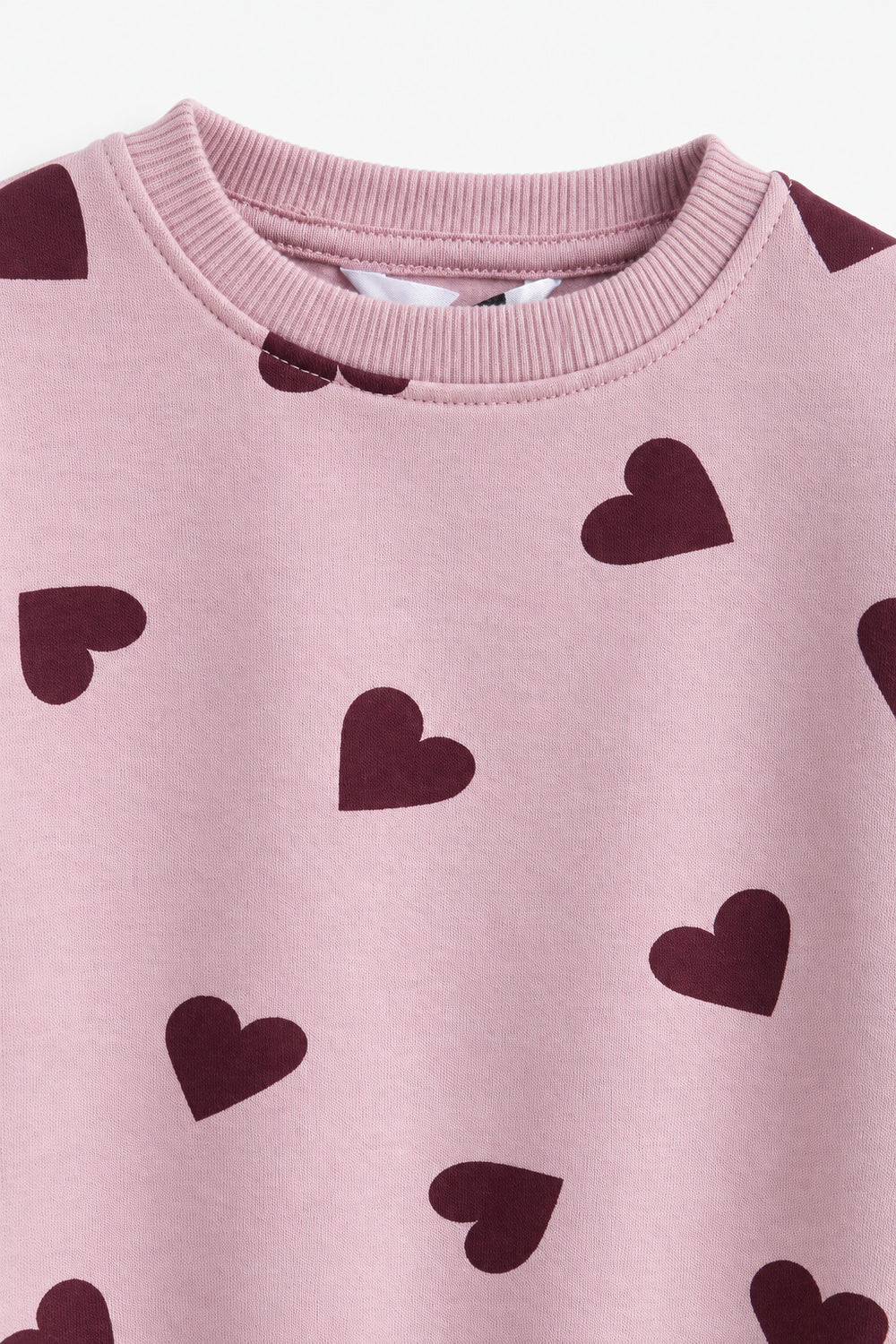 Girls Branded Graphic Sweatshirt - Tea Pink