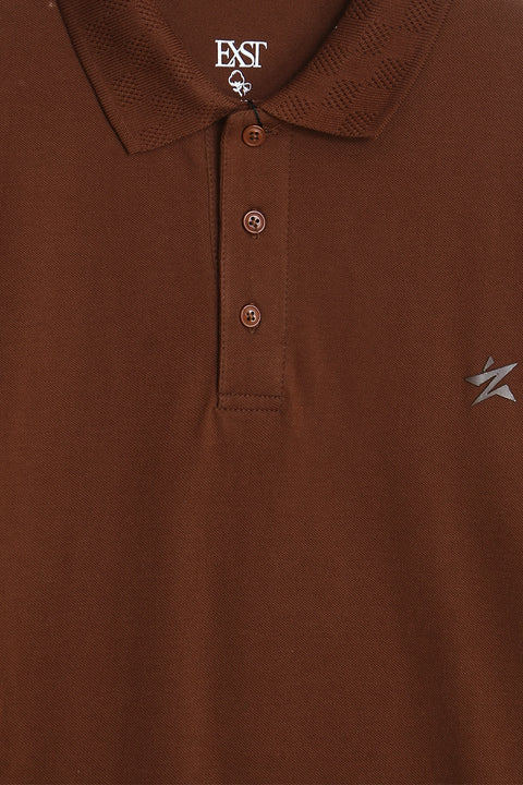 Jacquard Collar Polo