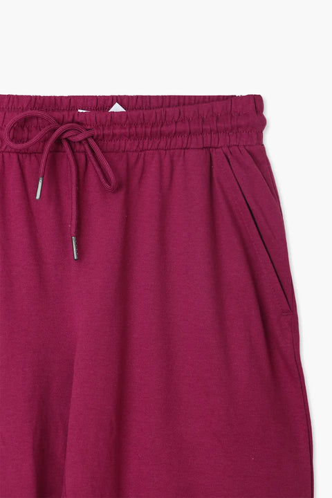 Women Branded Trouser - Maroon