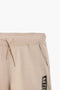 Boy Identic Graphic Short - Cream