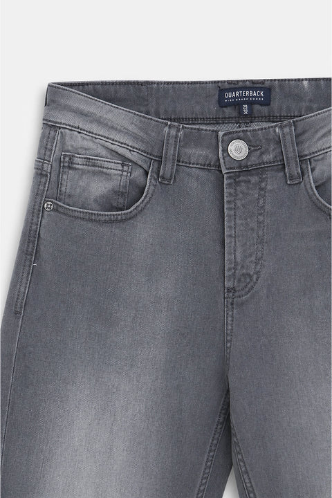 Men Branded Denim Jeans - Grey