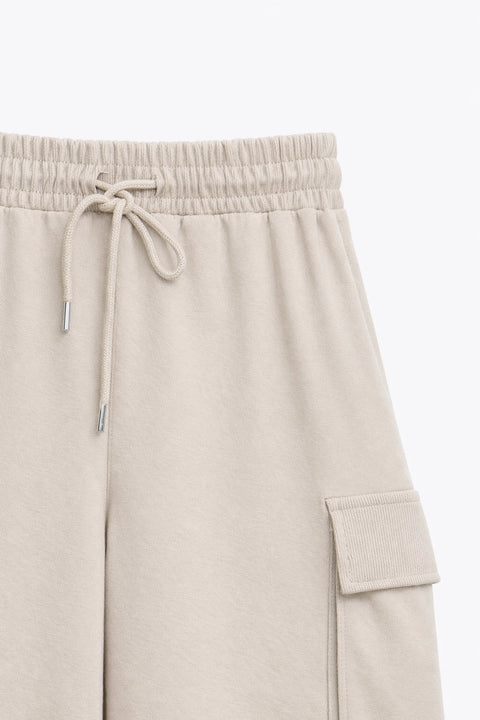 Women Branded Cargo Pajama - Fawn