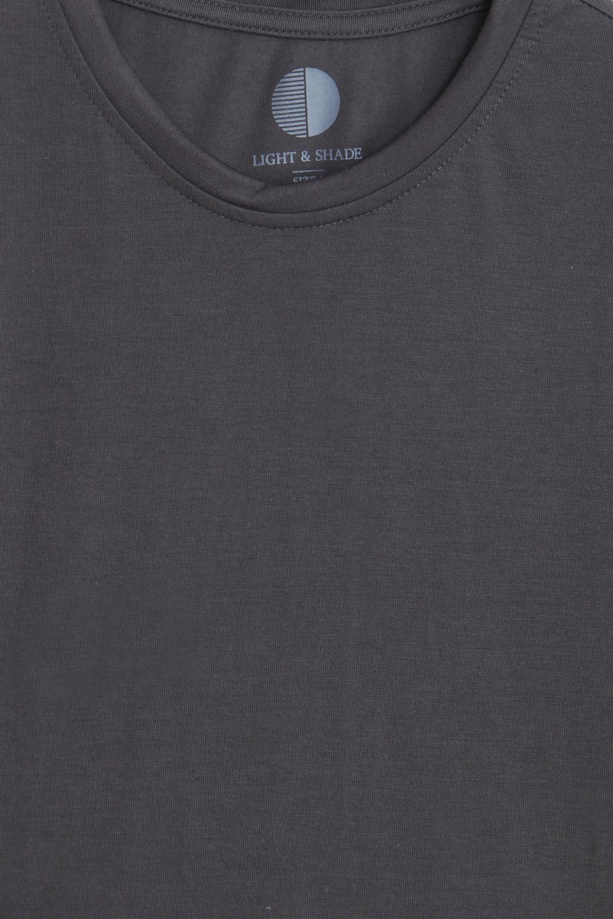 Men Branded R-Neck Tee - Grey