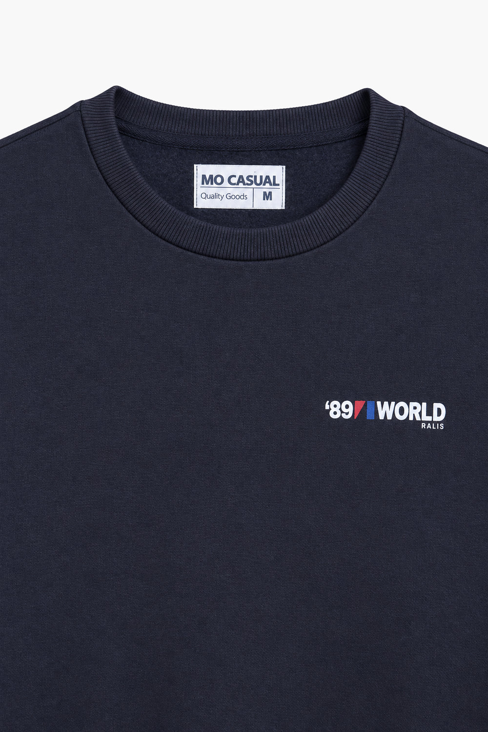 Men Branded Graphic Sweatshirt - D/Blue