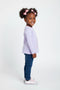 Girls Branded Graphic T-Shirt F/S - Purple
