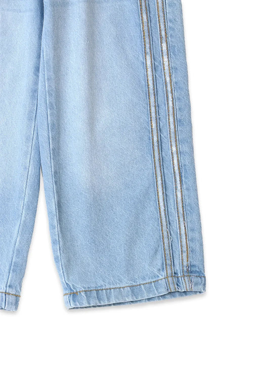 Denim Wide Leg Pant