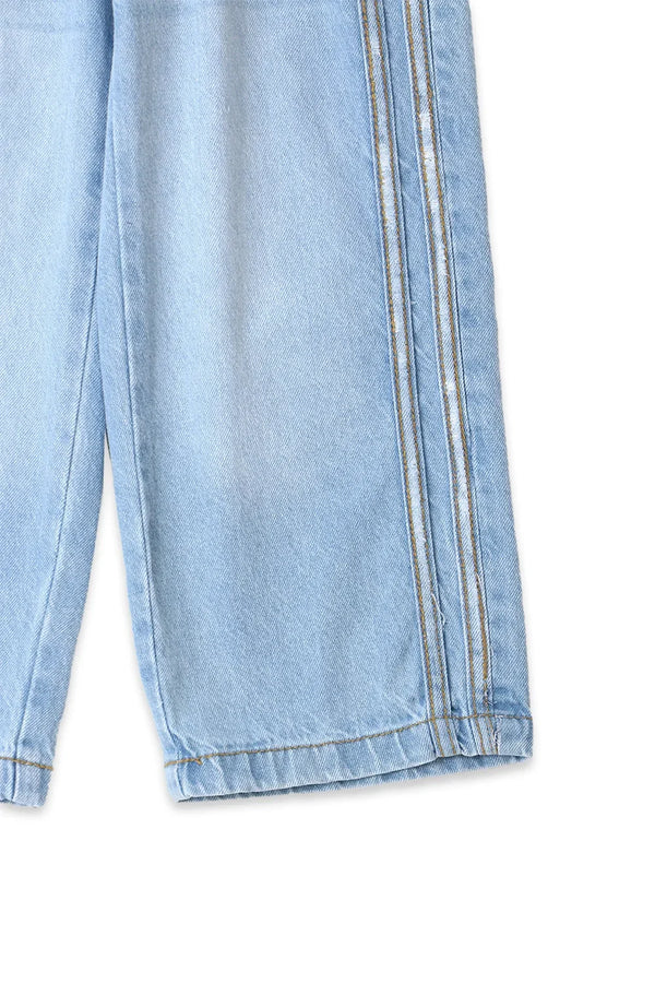 Denim Wide Leg Pant