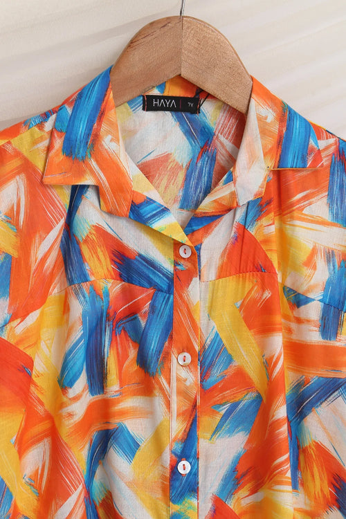 PRINTED LAWN FUSION TOP