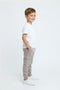 Boys Branded Fleece Cargo Trouser - Grey