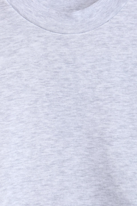 Men Branded Basic Sweatshirt - Oatmeal