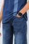Man CHASIN Straight Fit Denim Jeans - Blue