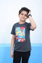 Boys Graphic T-Shirt BT24#32 - Charcoal
